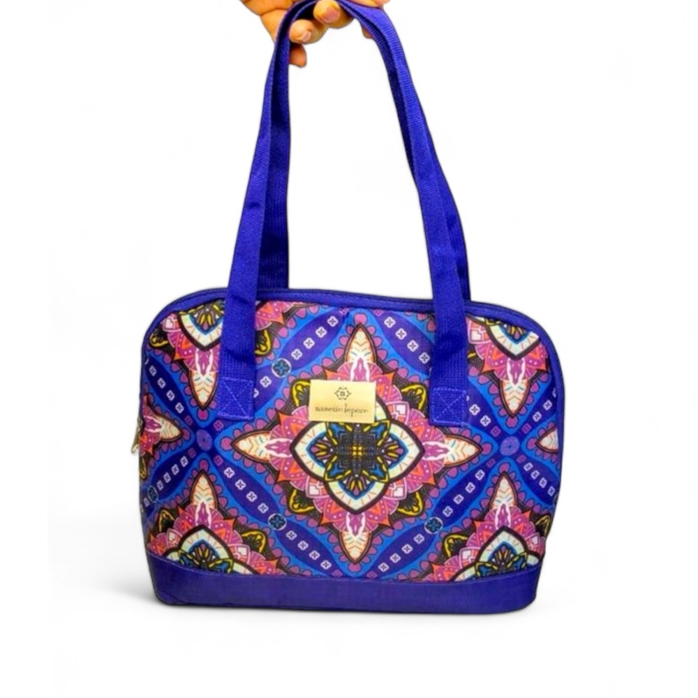 Nanette Lepore Kaleidoscope Insulated Lunch Tote Bag Purse